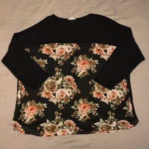 Maurices floral print shirt
